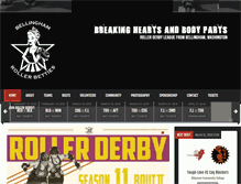 Tablet Screenshot of bellinghamrollerbetties.com